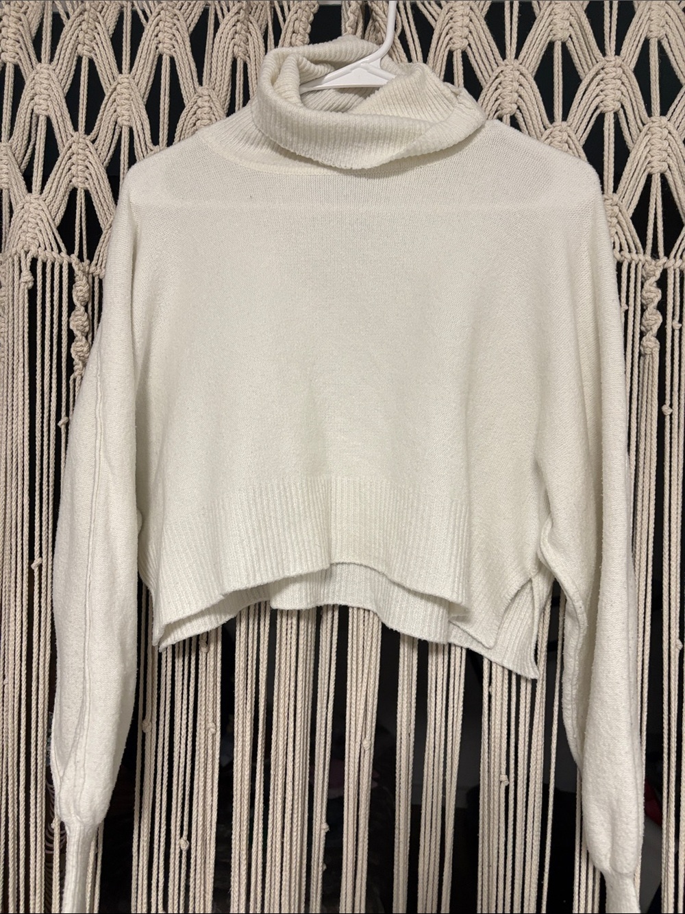 Turtleneck Cropped Sweater
